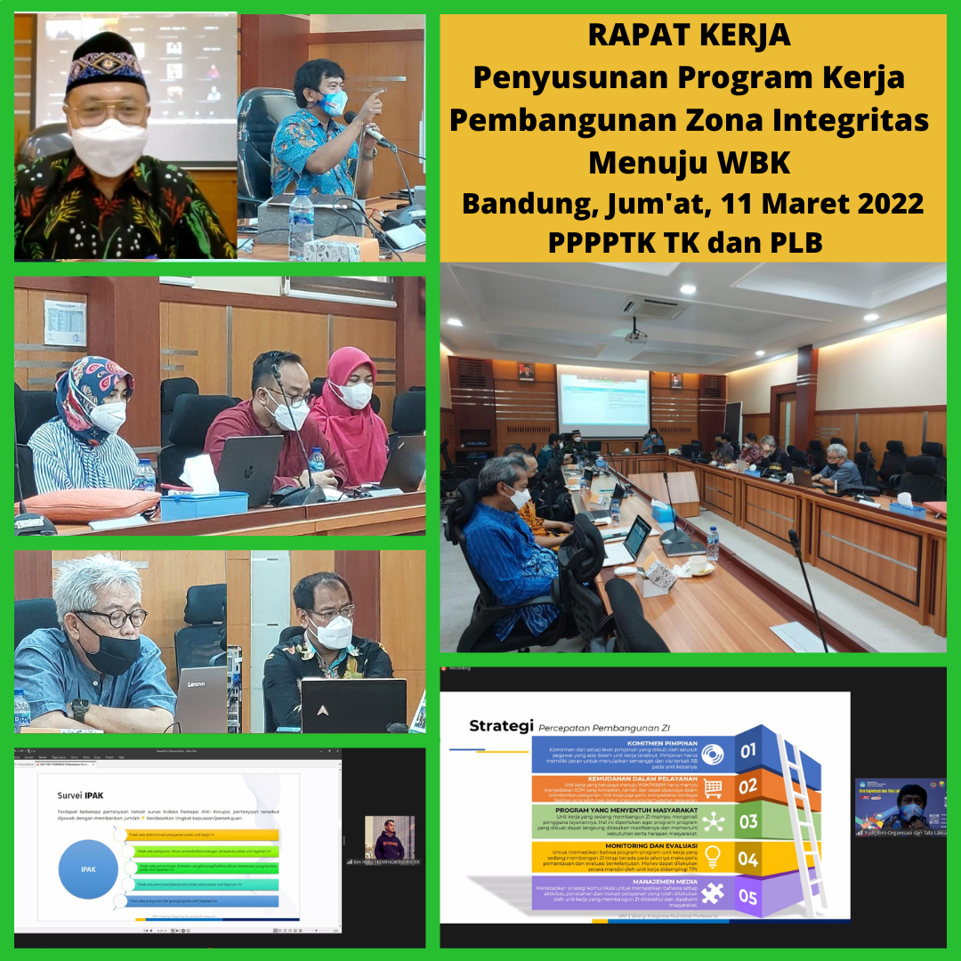 Rapat Kerja: Refleksi Diri PPPPTK TK dan PLB