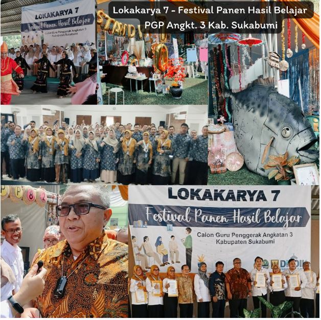 CGP Kab. Sukabumi Mengangkat Aset Daerah sebagai Tema Panen Hasil Belajar