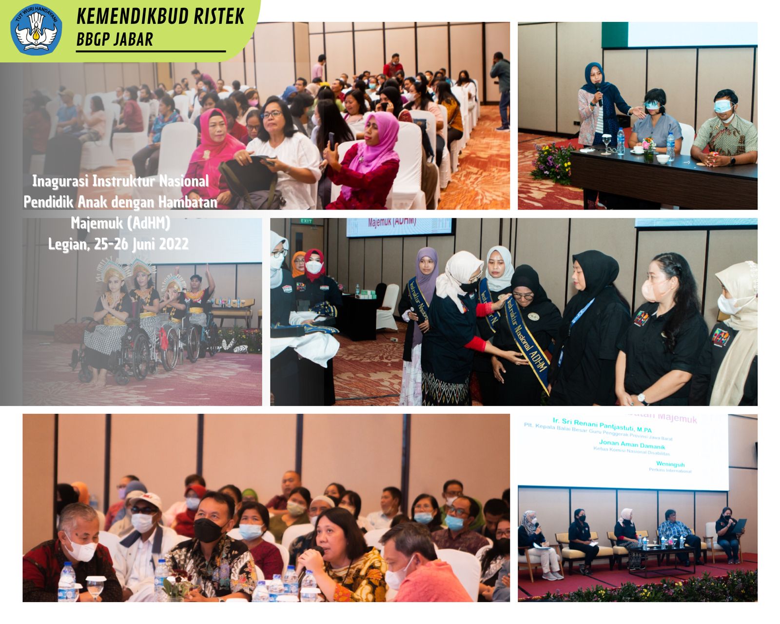 Pengukuhan Instruktur Nasional Pendidik Anak dengan Hambatan Majemuk