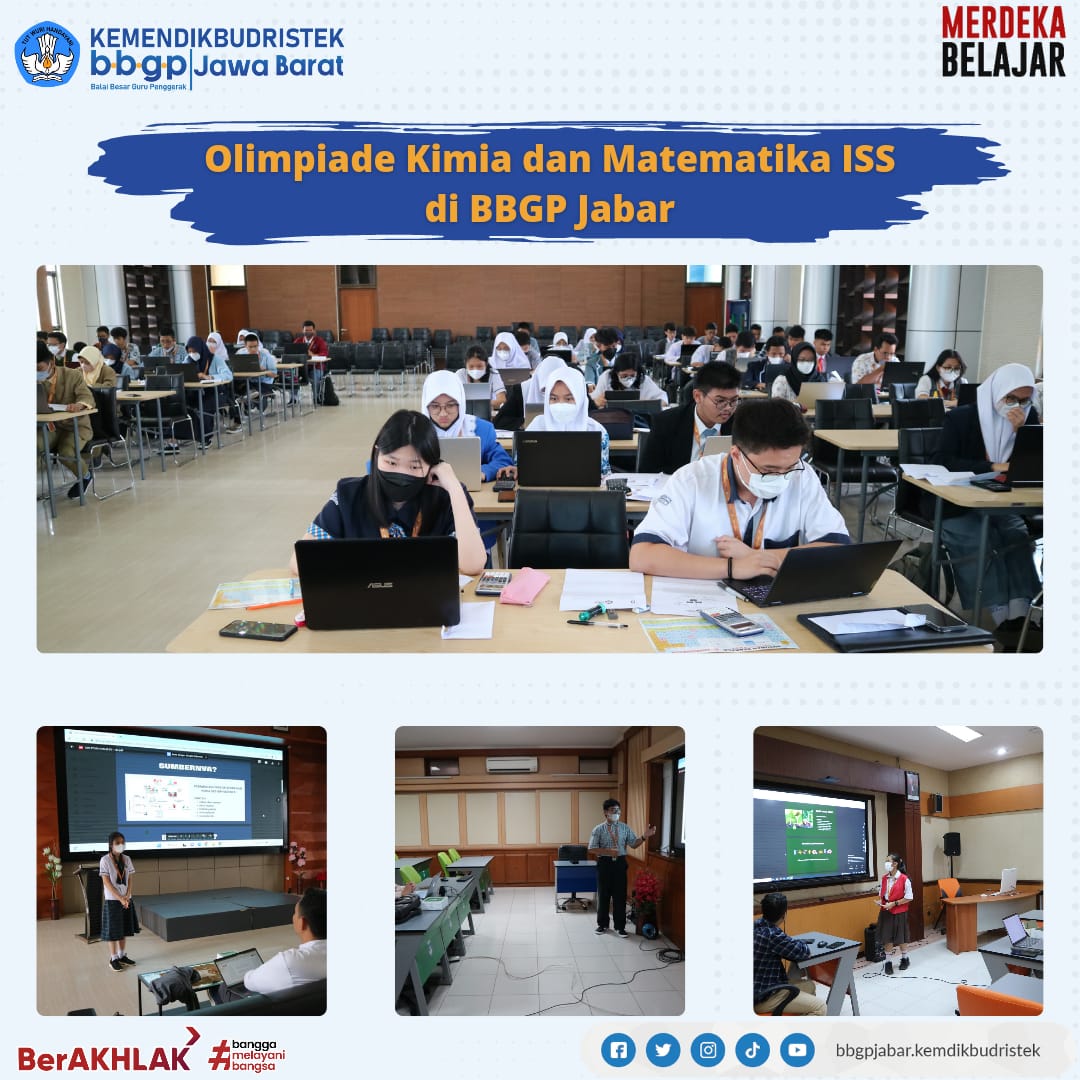Olimpiade Kimia dan Matematika ISS di BBGP Jabar