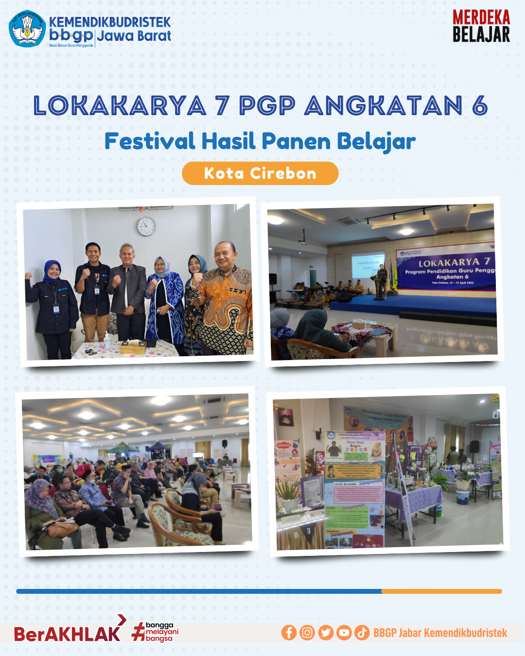 Lokakarya 7 PGP Angkatan 6 Festival Hasil Panen Belajar Kota Cirebon