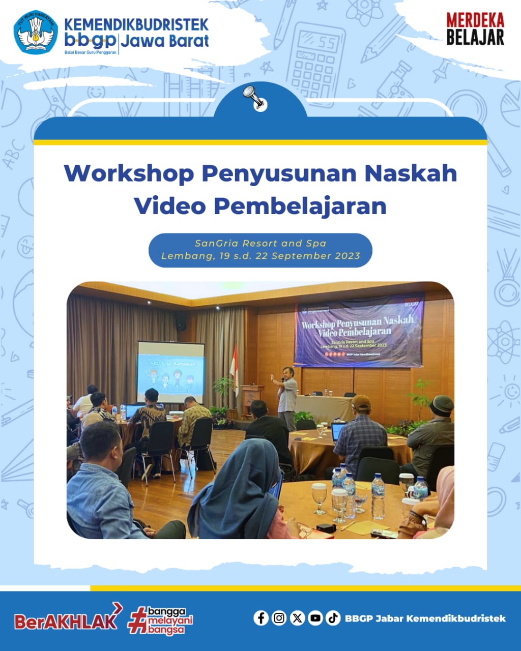 Workshop Penyusunan Naskah Video Pembelajaran
