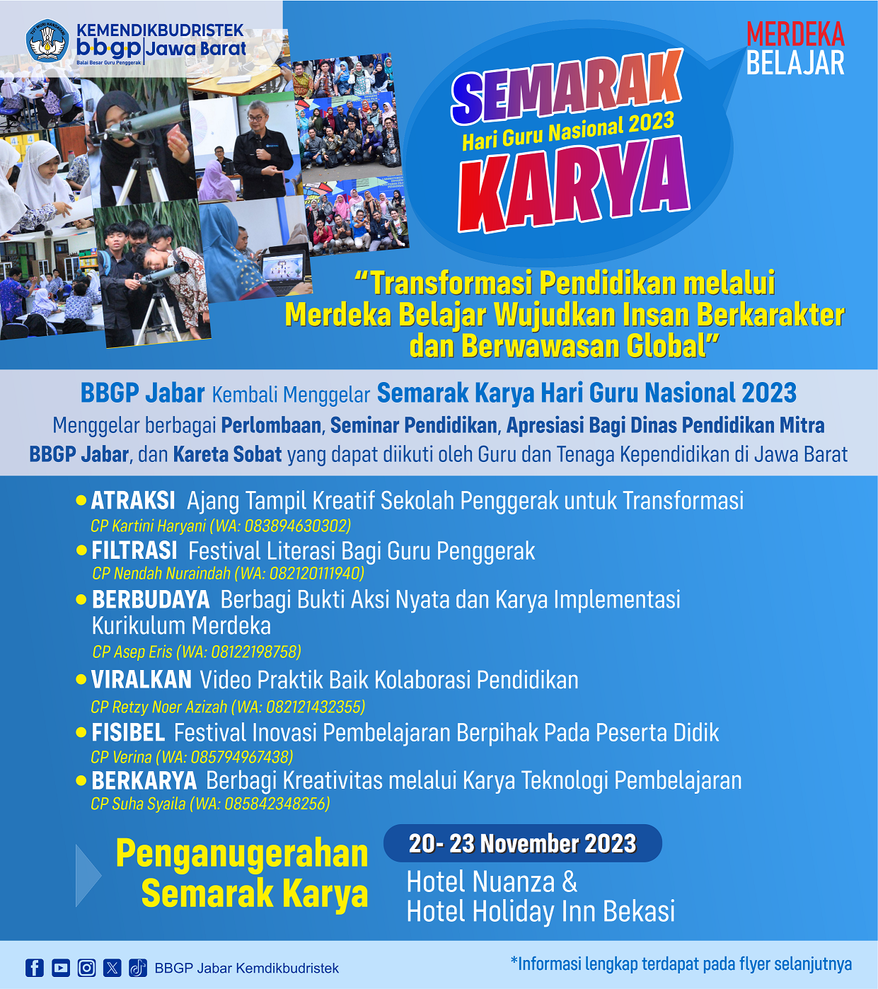 SEMARAK HARI GURU NASIONAL 2023