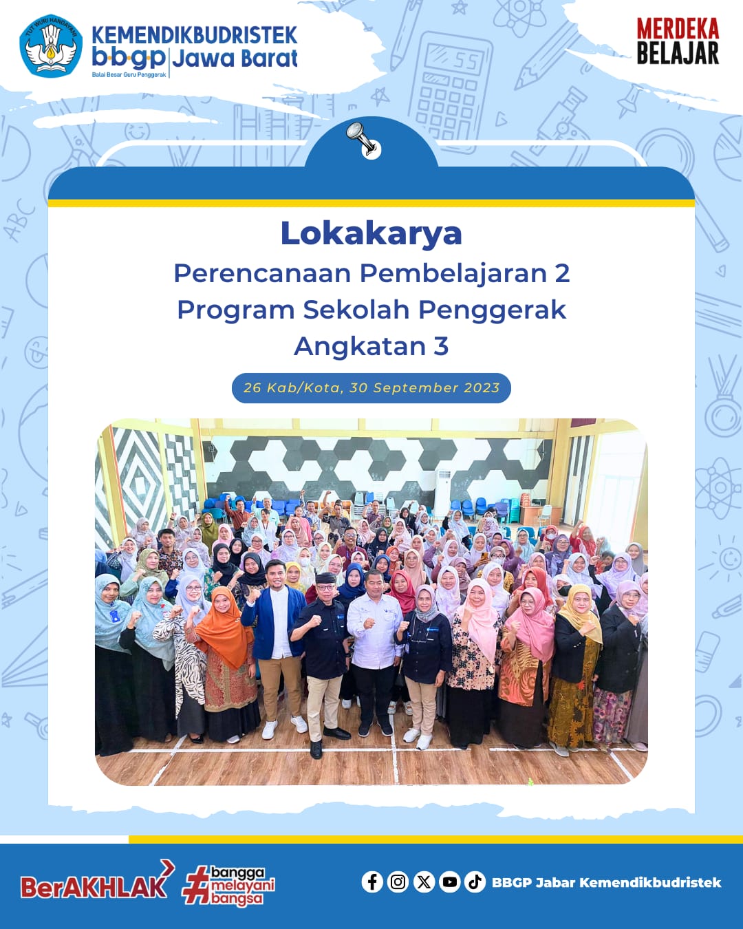 Lokakarya Perencanaan Pembelajaran 2 Program Sekolah Penggerak Angkatan 3
