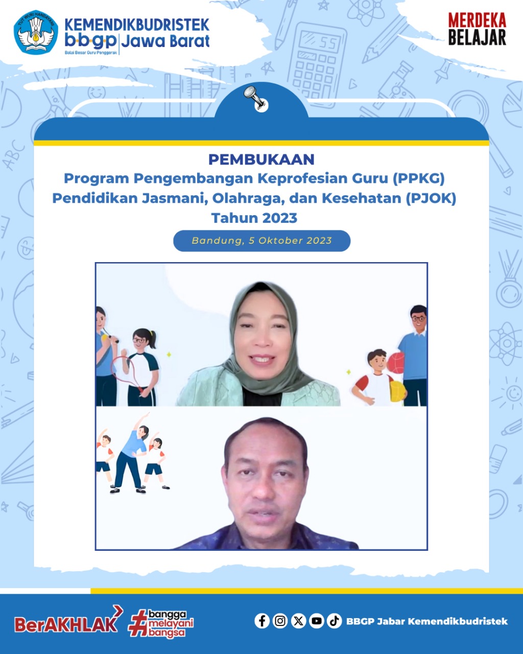 Pembukaan PPKG PJOK Tahun 2023