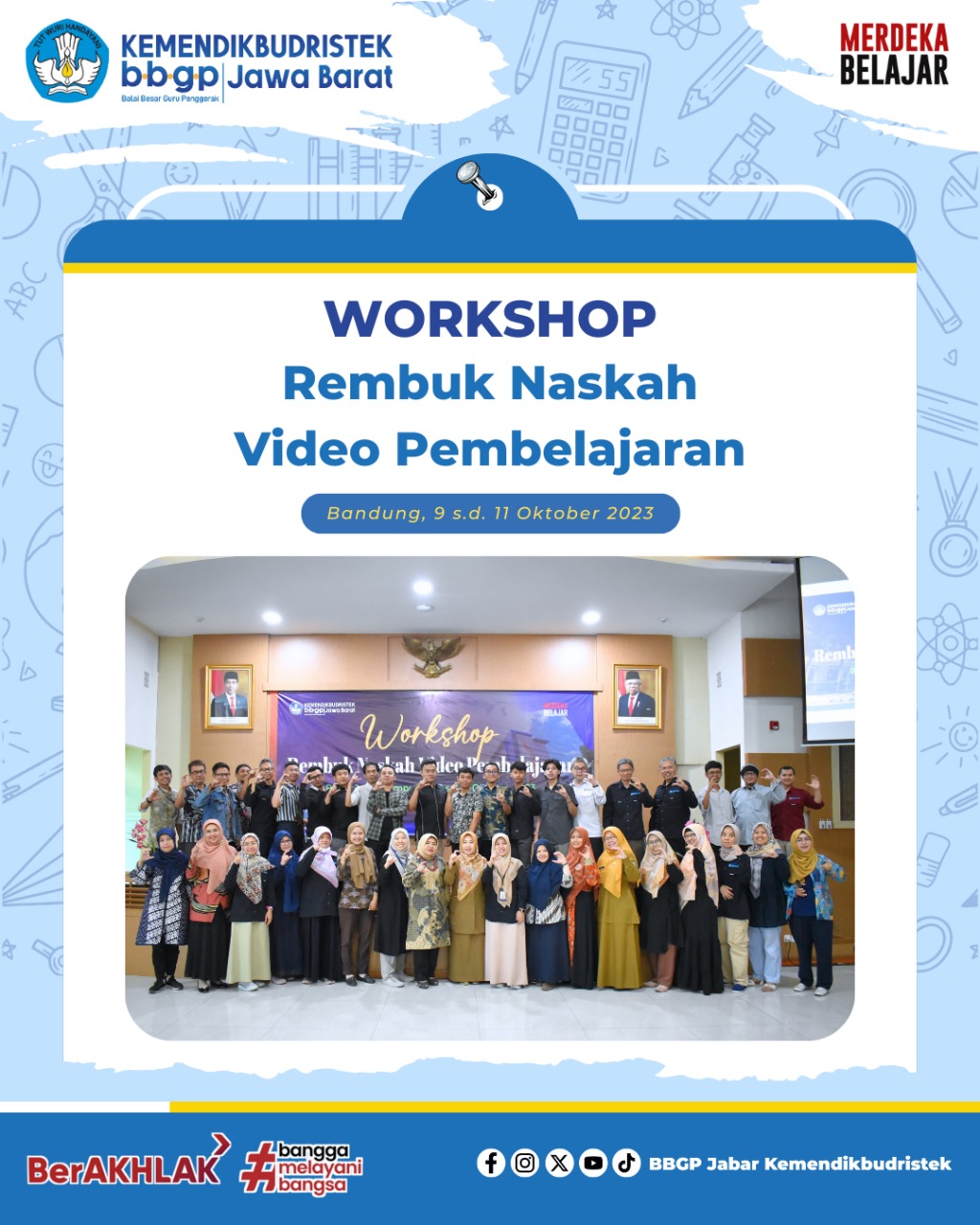Workshop Rembuk Naskah Video Pembelajaran: Menginspirasi Tanpa Mengajari