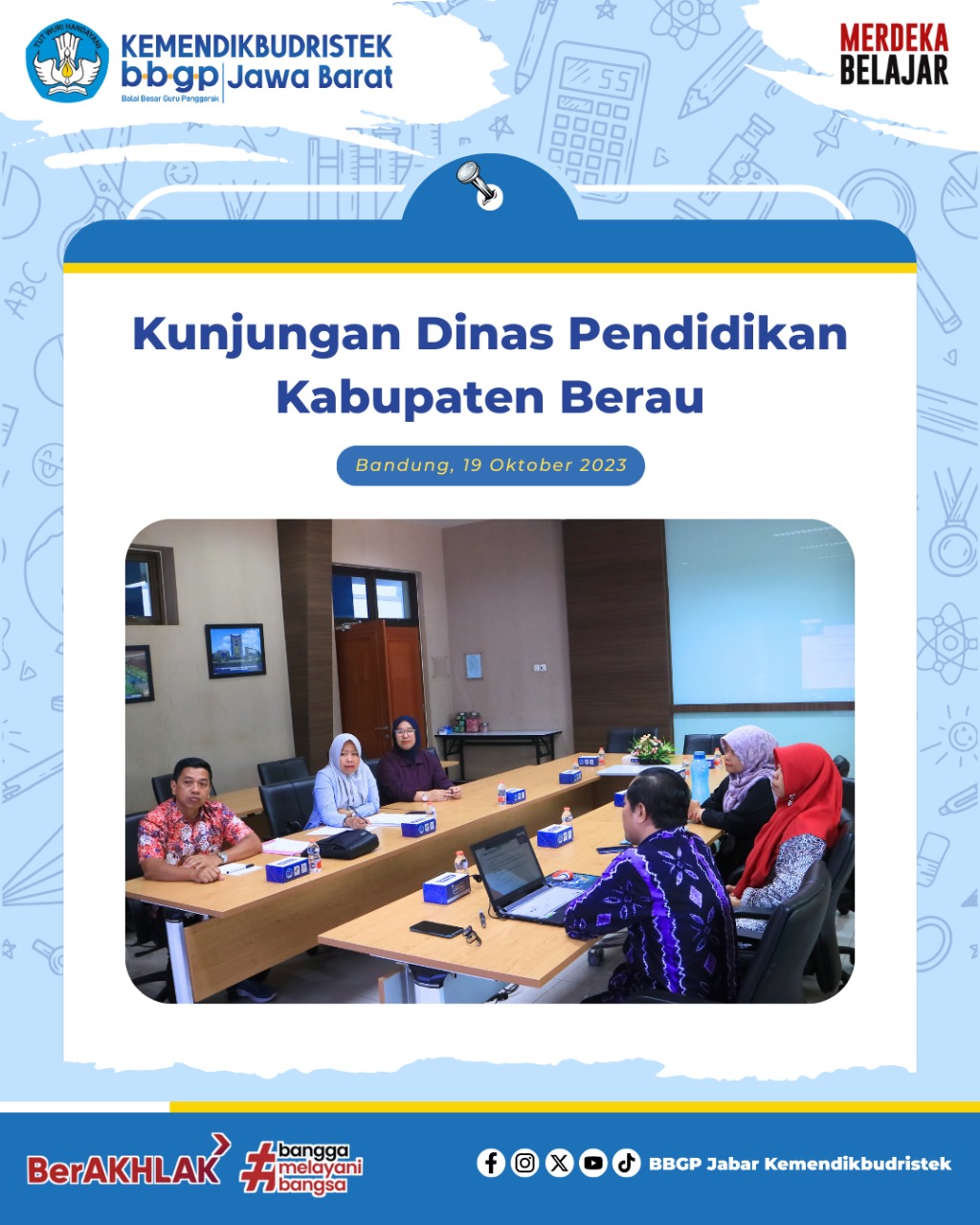 Kemitraan BBGP Jabar & Kab. Berau: Konsisten Bergerak dan Menggerakkan