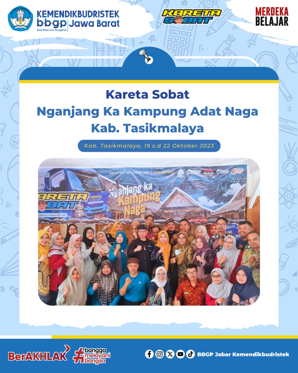 Kareta Sobat Nganjang Ka Kampung Adat Naga, Kab. Tasikmalaya