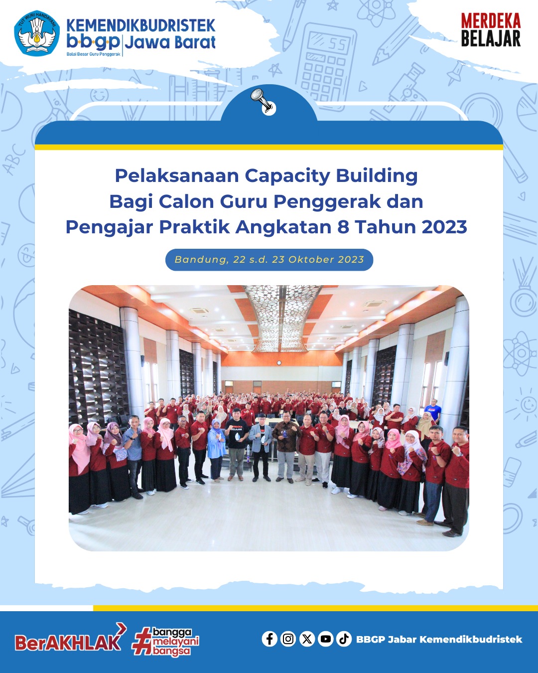 Capacity Building CGP Angkatan 8 Kabupaten Kuningan: Masalah Membuat Kita Tumbuh dengan Dewasa