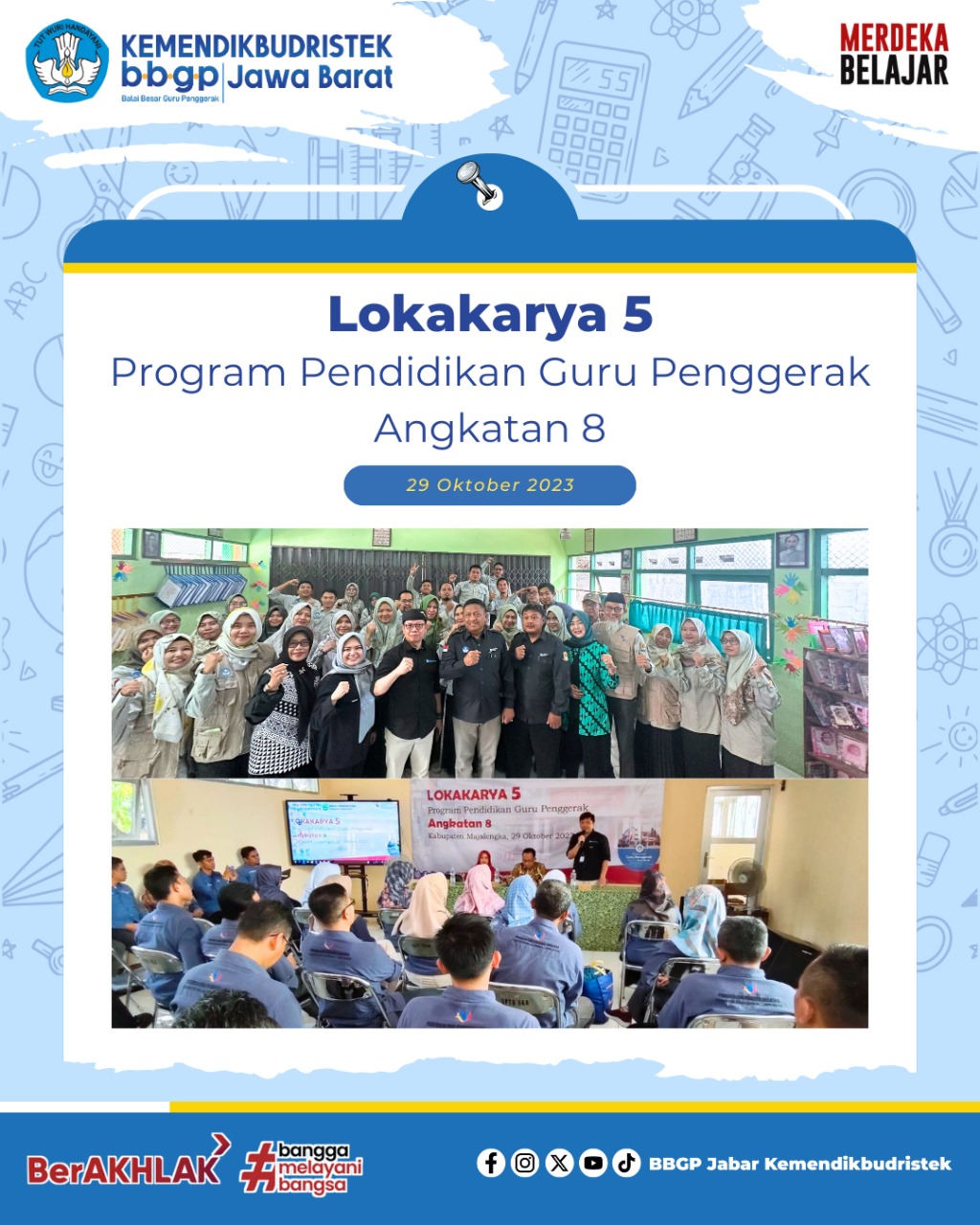 Lokakarya 5 Program Guru Penggerak Angkatan 8: Kolaborasi dalam Pengelolaan Program yang Berpihak Pada Murid
