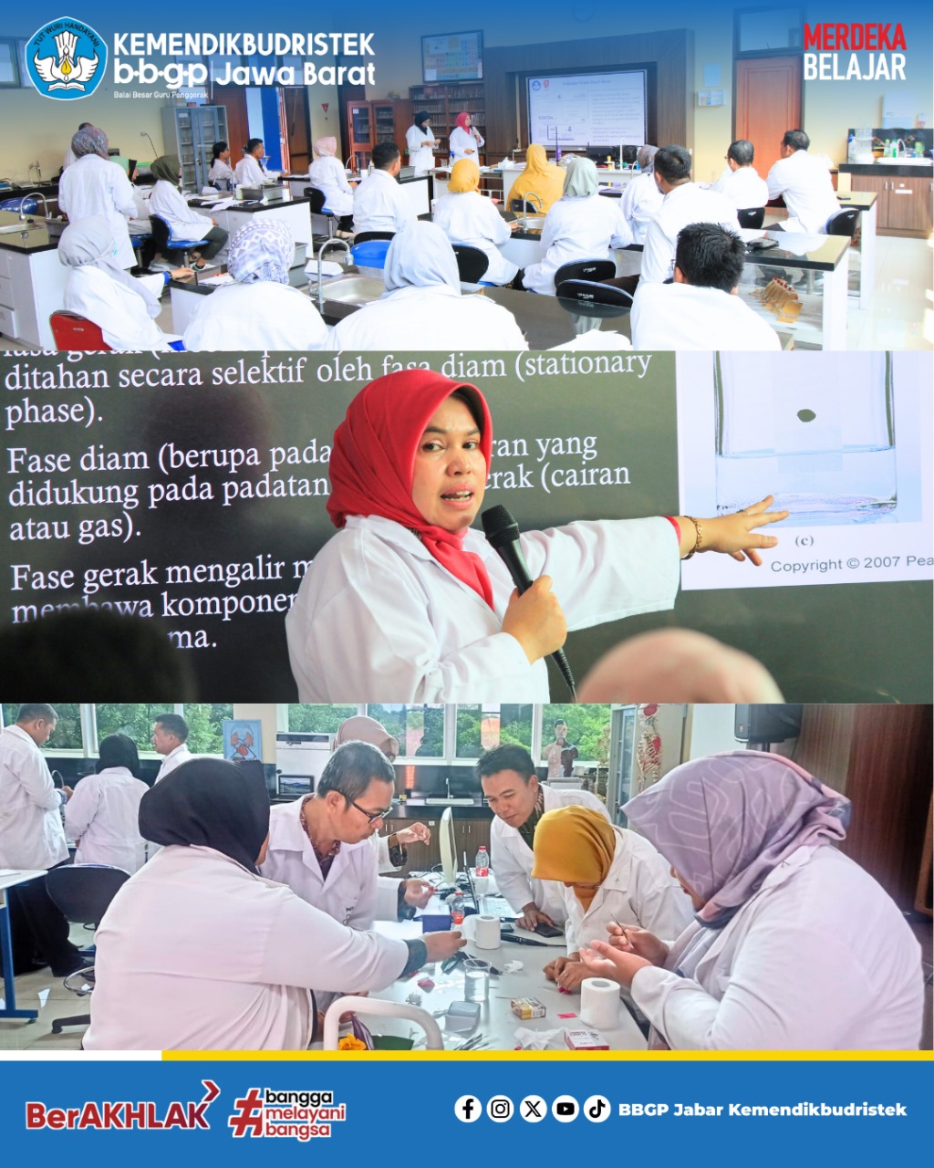 Kemitraan dengan Disdik Kabupaten Berau untuk Peningkatan Kompetensi Kepala Laboratorium IPA