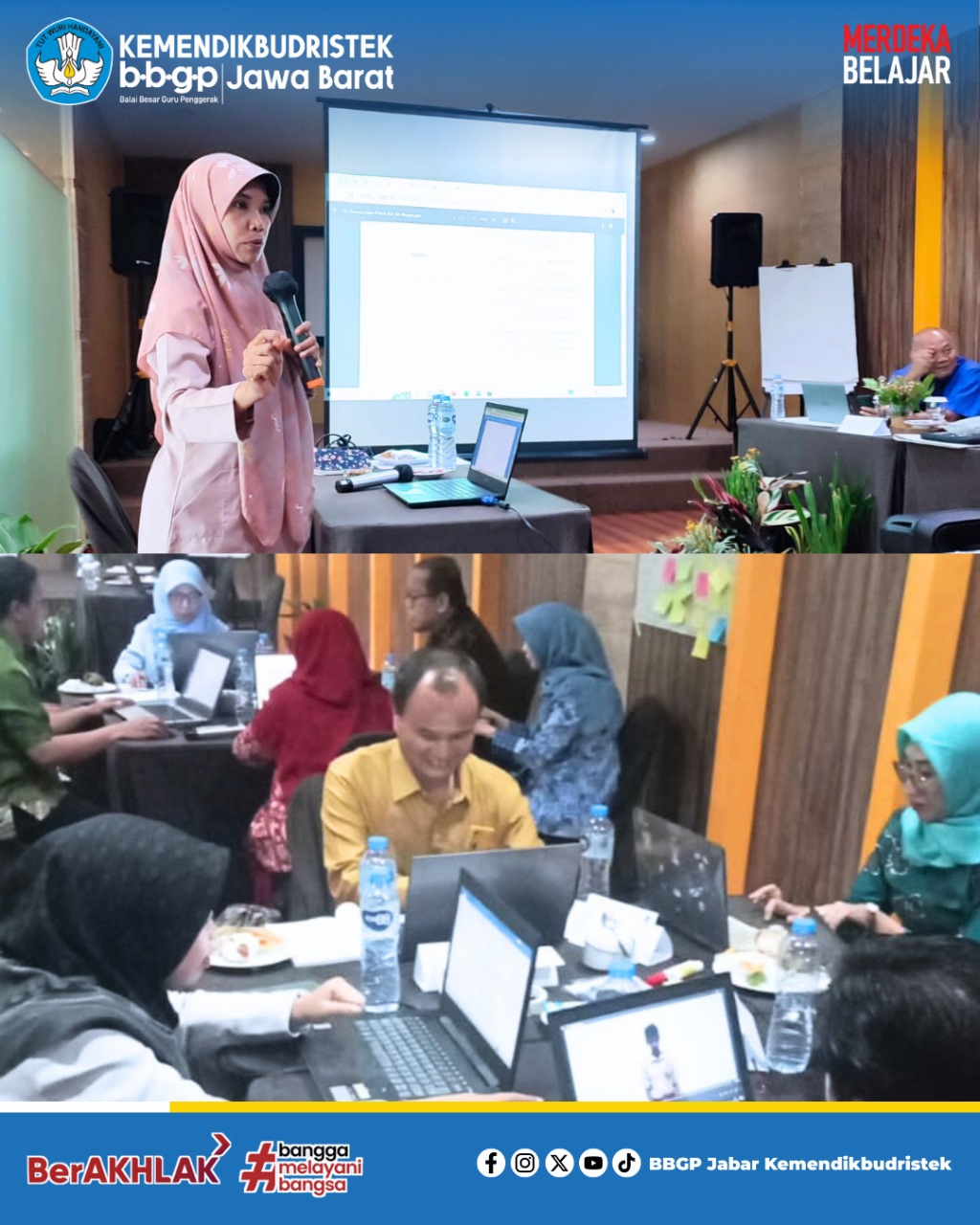 Penguatan Narasumber Berbagi Praktik Baik Implementasi Kurikulum Merdeka