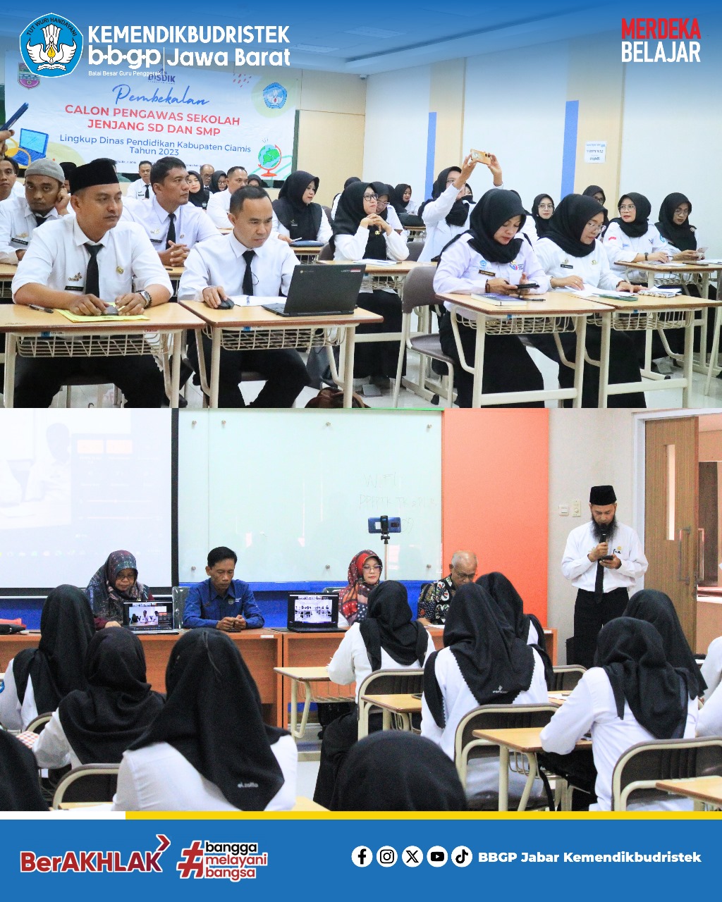 Pembekalan Calon Pengawas Sekolah Jenjang SD dan SMP Kab. Ciamis