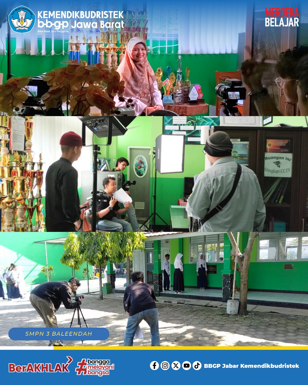 Pendampingan Proses Syuting Video Ilustrasi Praktik Kompetensi Guru