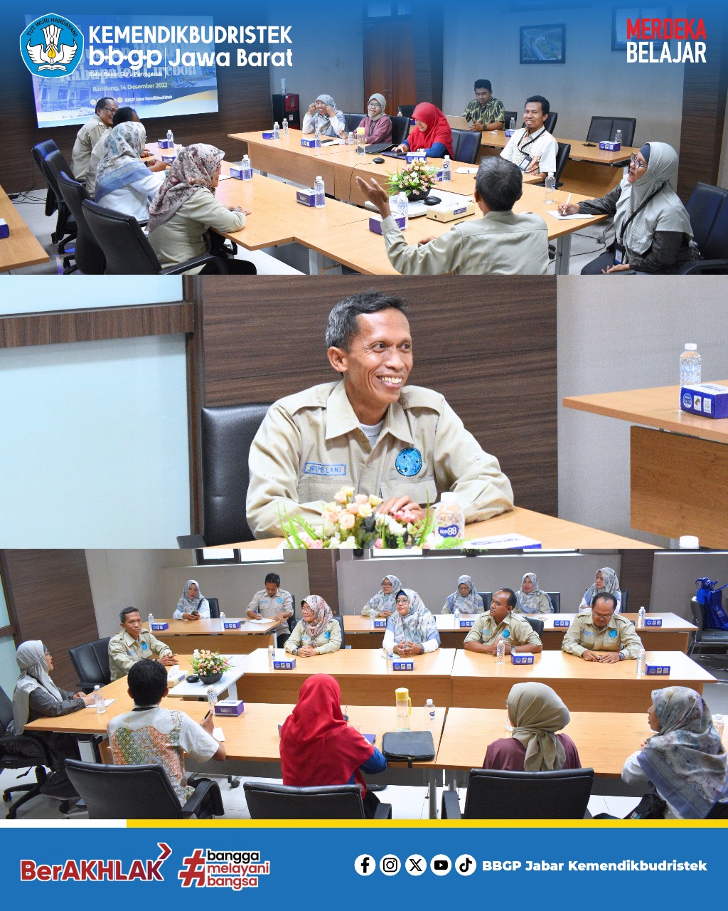 Kunjungan MGMP IPA Kab. Cirebon: BBGP Jabar Keren Banget