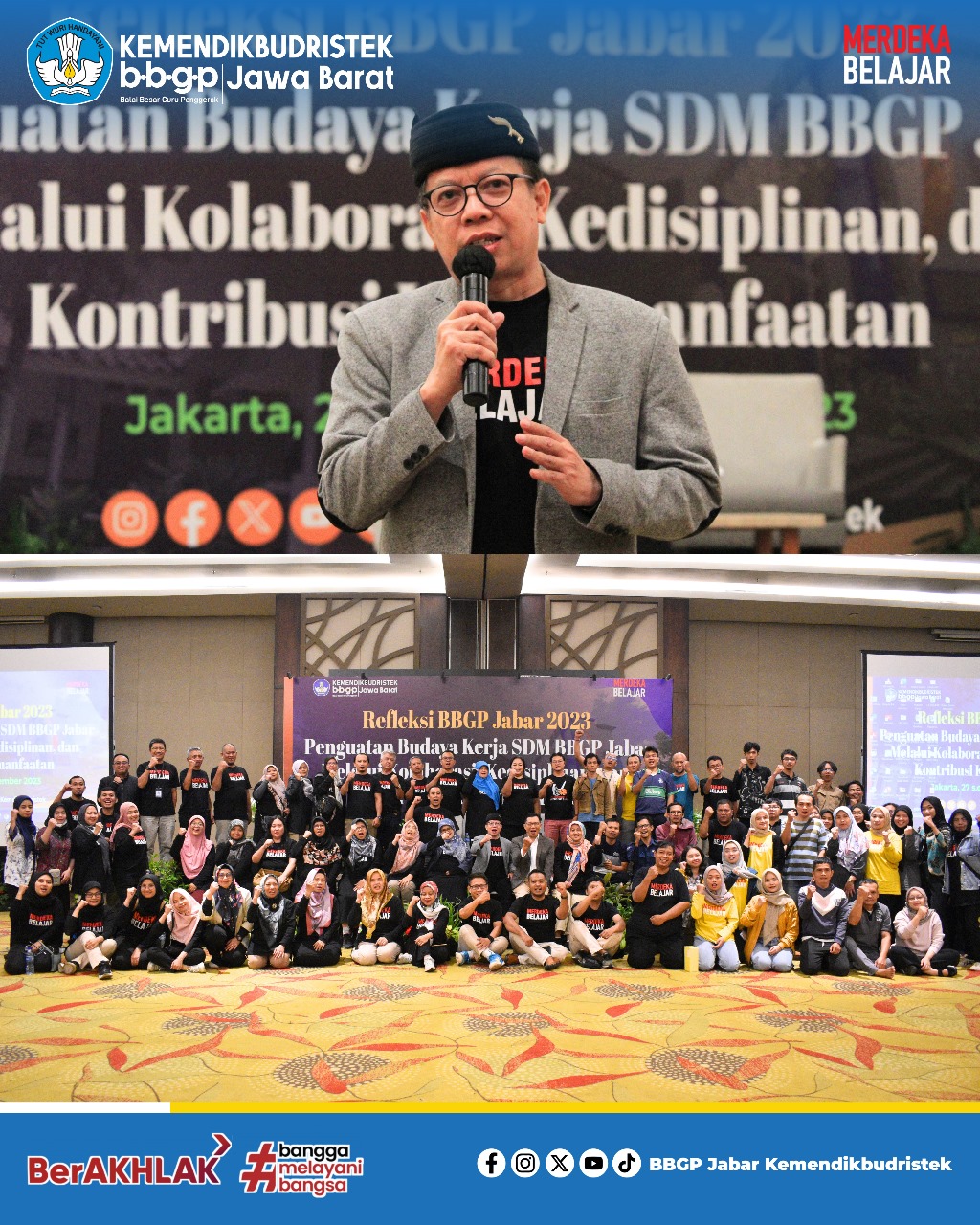 Refleksi BBGP Jabar: Penguatan Budaya Kerja SDM BBGP Jabar melalui Kolaborasi, Kedisiplinan, dan Kontribusi Kebermanfaatan