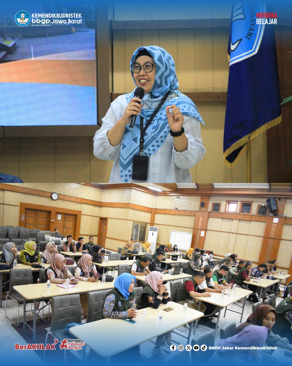 Kegiatan Optimalisasi KKG SD Kabupaten Ciamis di BBGP Jabar sekaligus Membangun Learning Community Berbasis Komunitas Belajar
