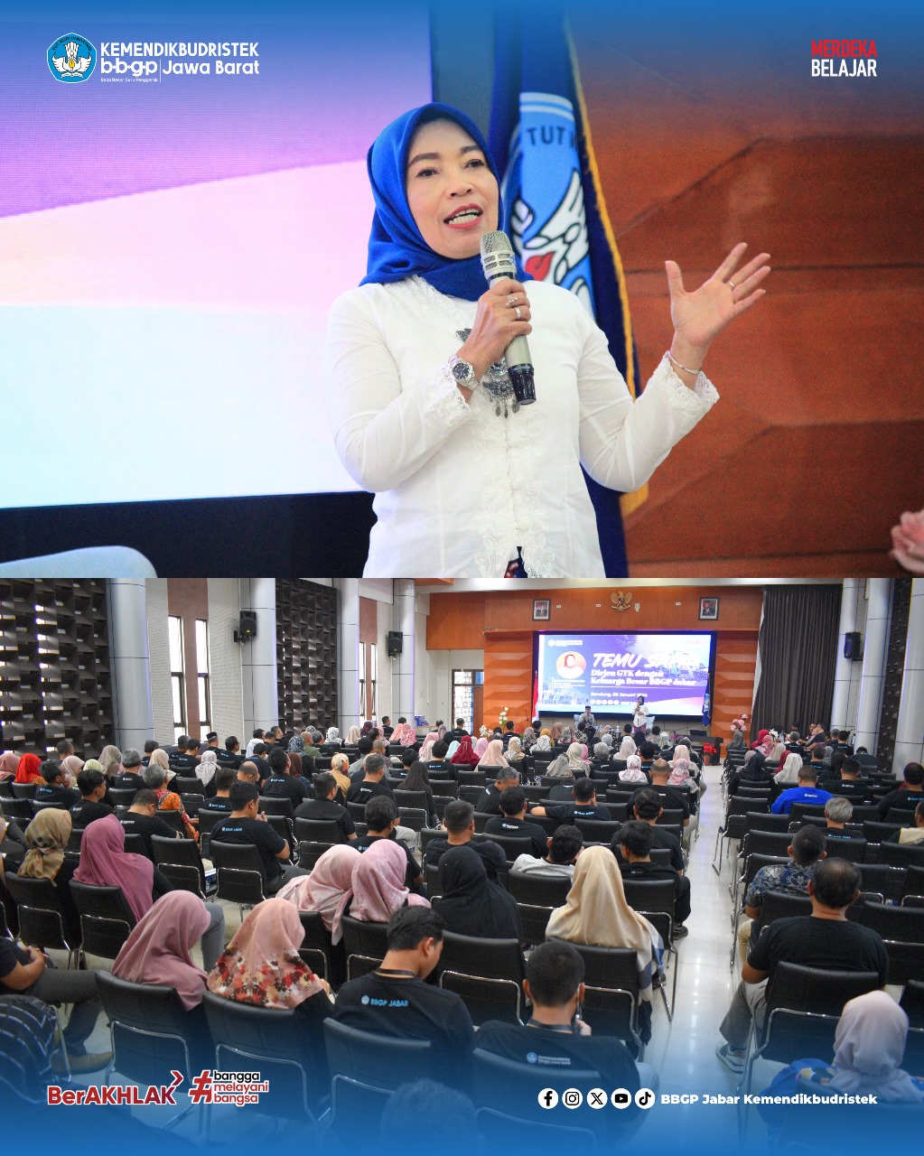 Dirjen Guru dan Tenaga Kependidikan: Capaian Tahun 2023 BBGP Jabar, Luar Biasa!