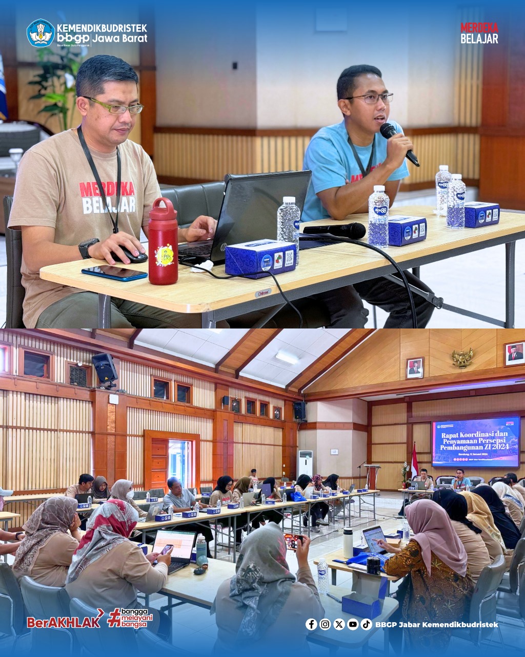 Rapat Koordinasi dan Penyamaan Persepsi Pembangunan ZI 2024