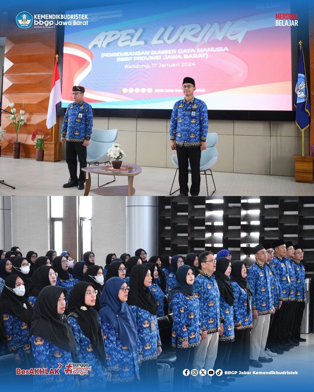 Apel Luring 17 Januari 2024: Pengembangan Sumber Daya Manusia BBGP Provinsi Jawa Barat