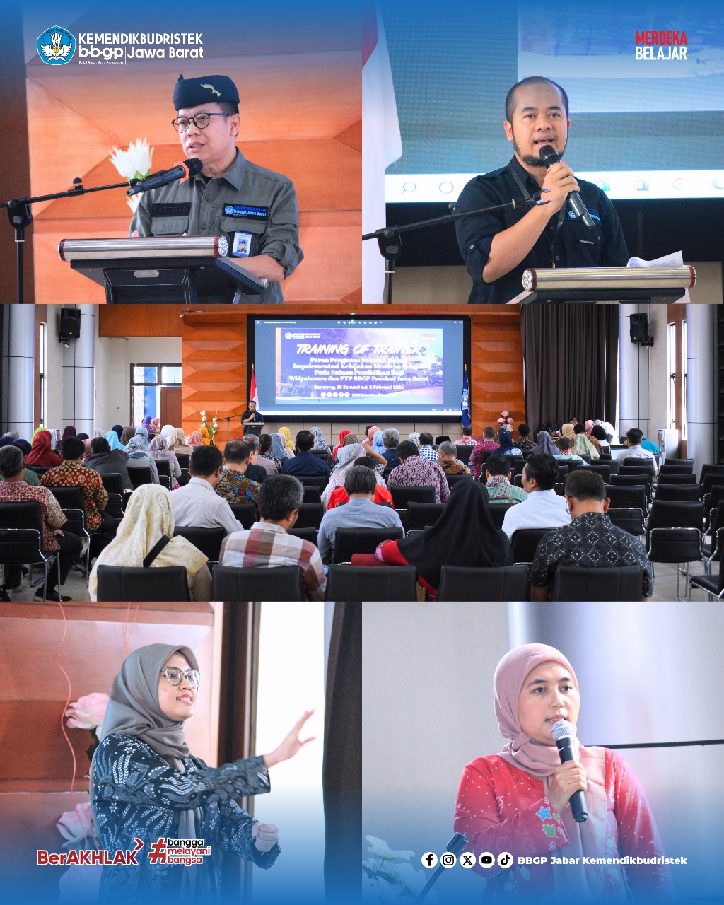 Training of Trainer (TOT) Peran Pengawas Sekolah dalam Implementasi Kebijakan Merdeka Belajar pada Satuan Pendidikan bagi Widyaiswara dan PTP BBGP Provinsi Jawa Barat