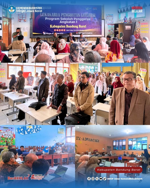 Lokakarya Penguatan Literasi Program Sekolah Penggerak (PSP) Angkatan 1