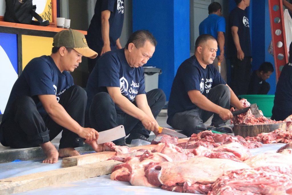Balai Besar Guru Penggerak Jawa Barat Gelar Penyembelihan Hewan Qurban dalam Peringatan Idul Adha 1445 Hijriah