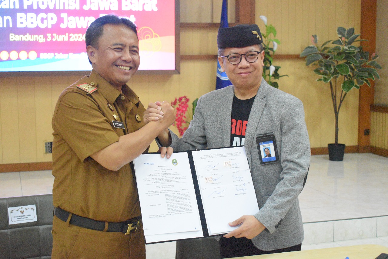 Penandatanganan Nota Kesepakatan antara Pemprov Jabar dengan BBGP Jabar