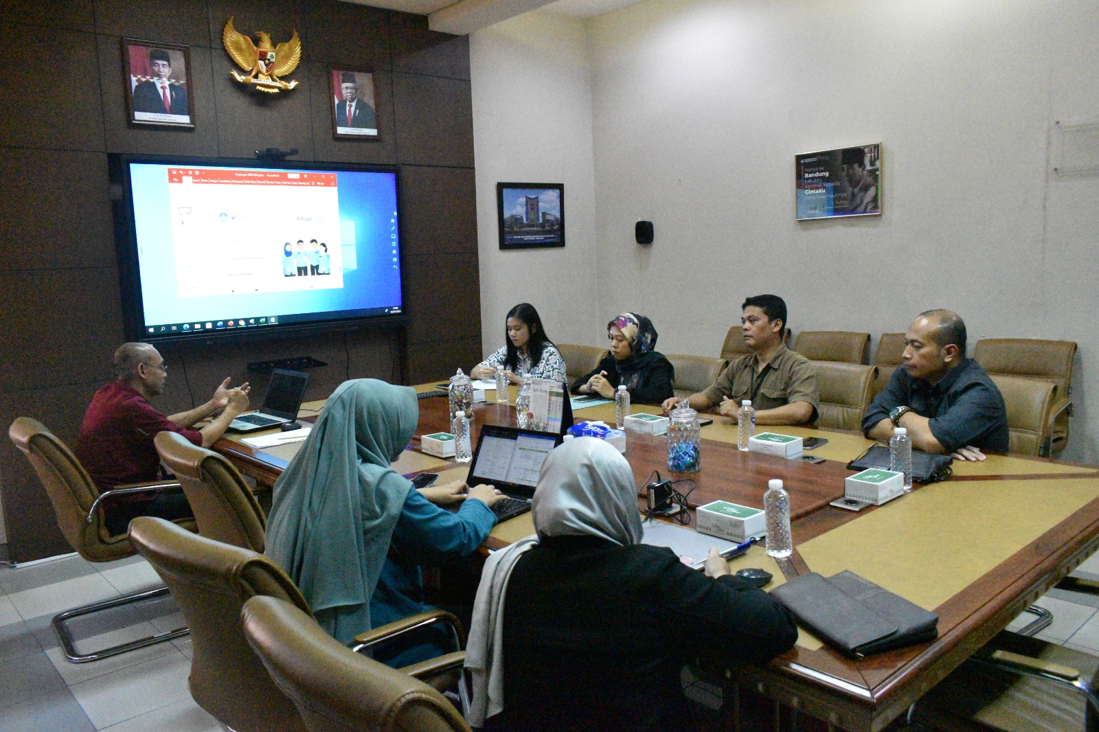 Kunjungan BKPSDM Kab. Bandung