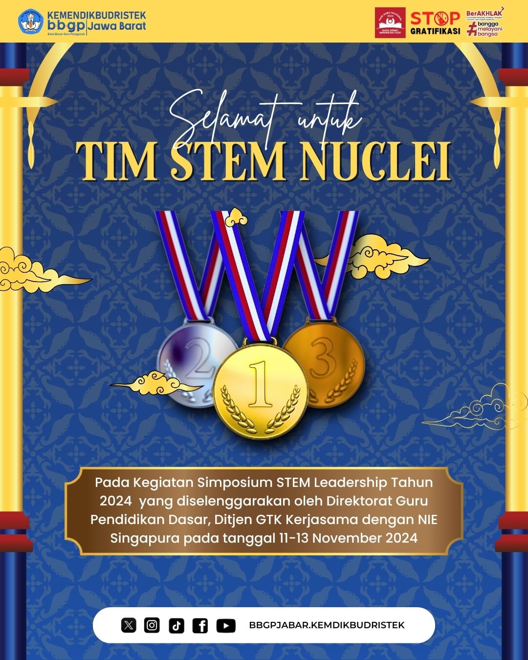 Selamat kepada Tim STEM Nuclei atas Prestasi di Simposium STEM Leadership 2024