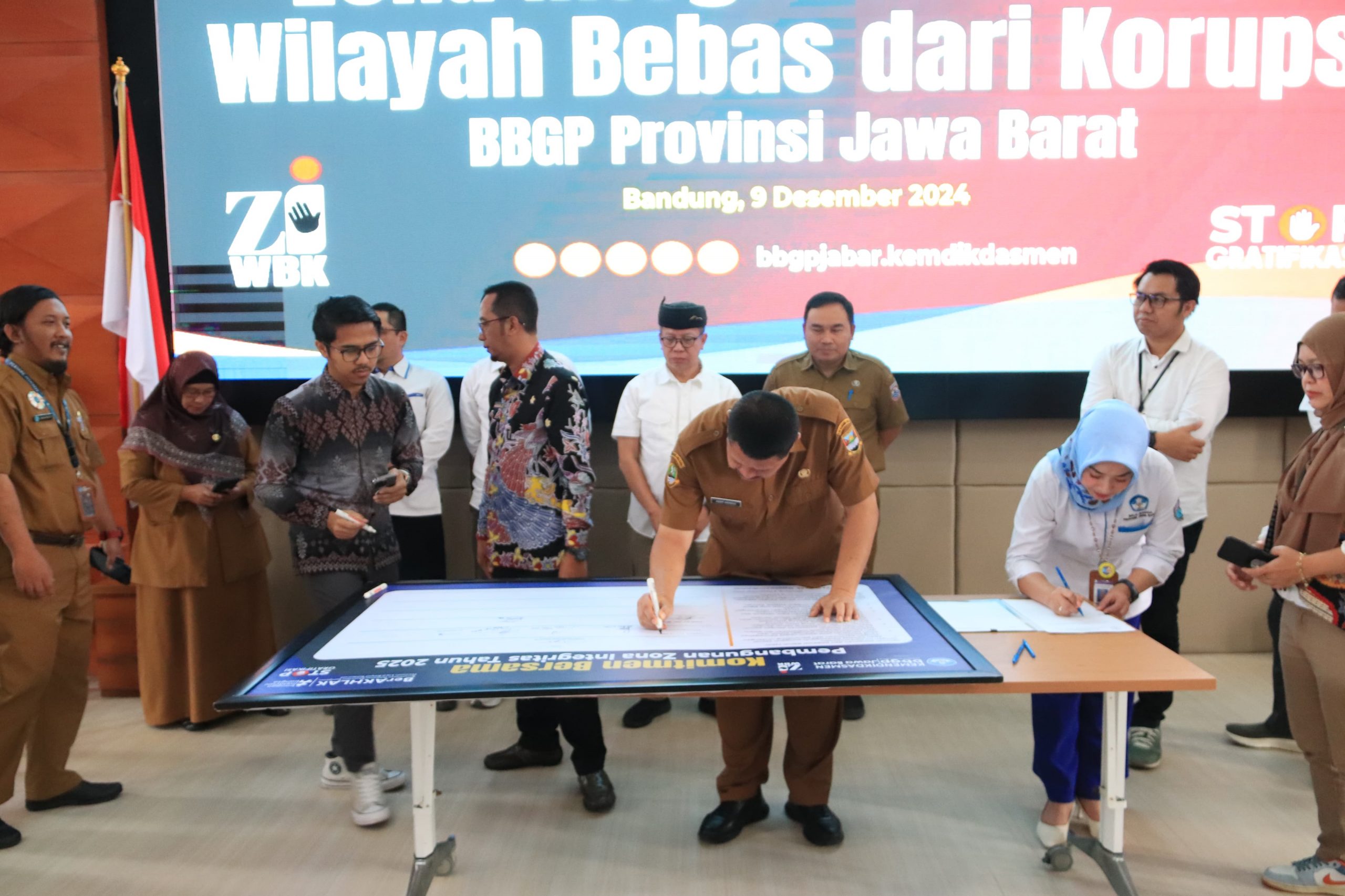 BBGP Jabar Canangkan Zona Integritas Menuju Wilayah Bebas dari Korupsi