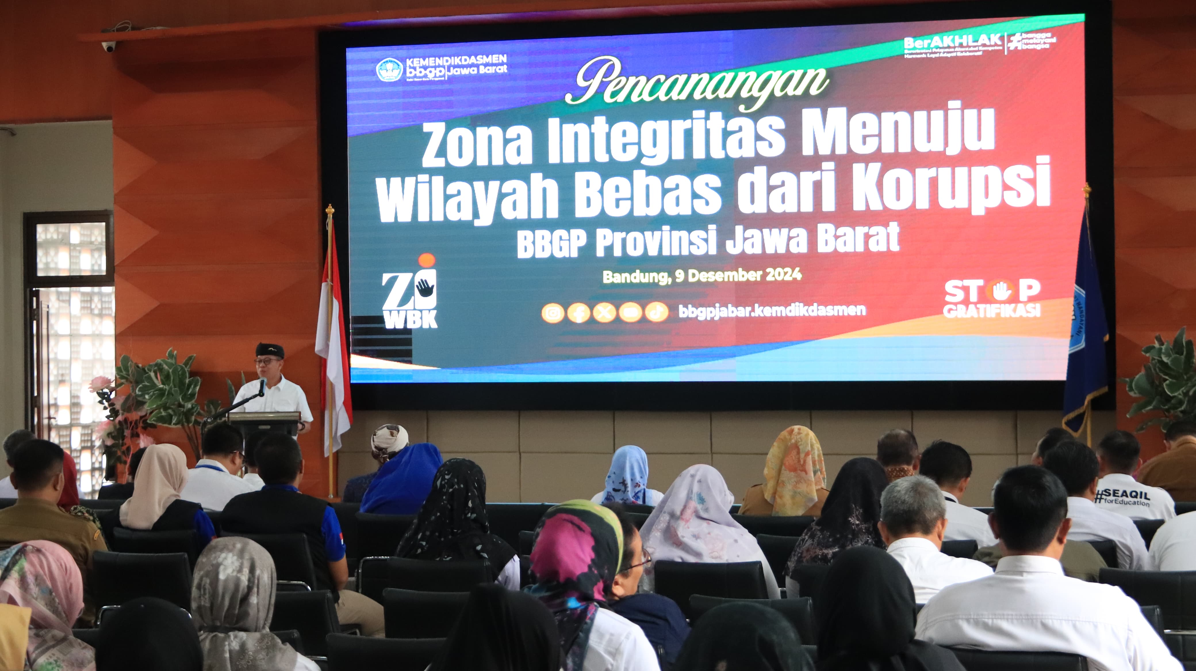 BBGP Jabar Canangkan Zona Integritas Menuju Wilayah Bebas dari Korupsi