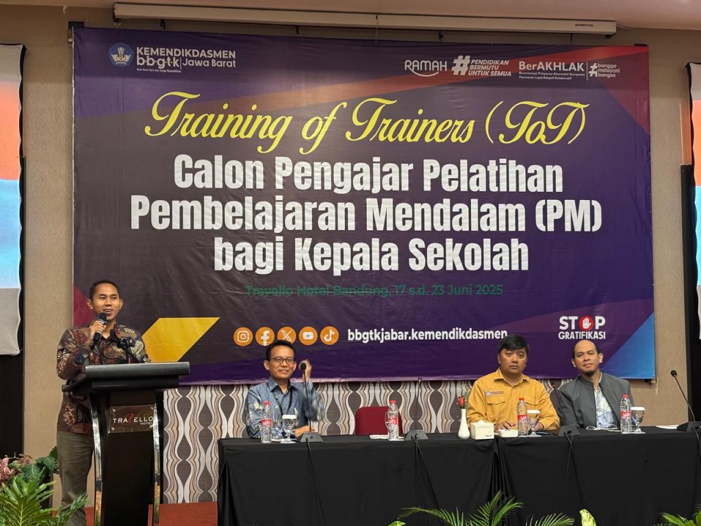 BBGTK Jabar Gelar ToT Calon Pengajar Pembelajaran Mendalam Gelombang Pertama
