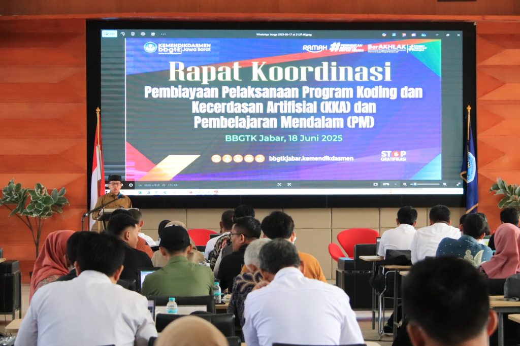 Rakor Pembiayaan KKA dan PM: BBGTK Jabar Dorong Kepastian Pelaksanaan di Sekolah