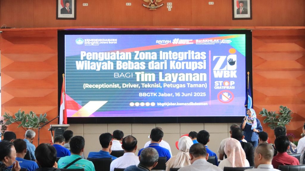 BBGTK Jabar Gelar Sosialisasi ZI untuk Tim Layanan