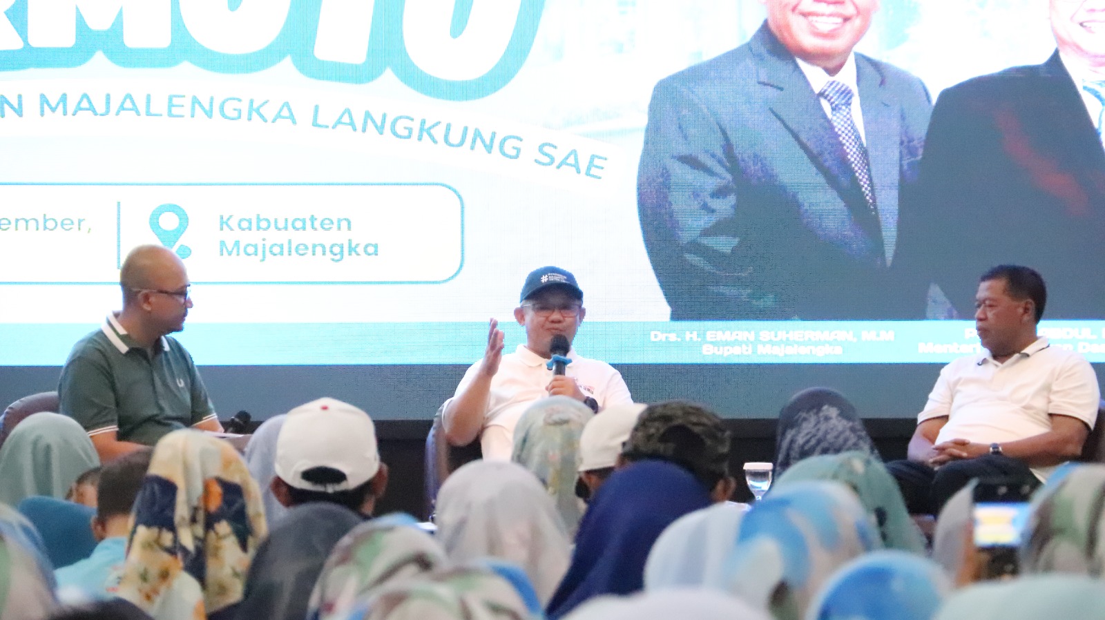 Kunker di Majalengka, Mendikdasmen Sapa KS, Guru, dan Siswa