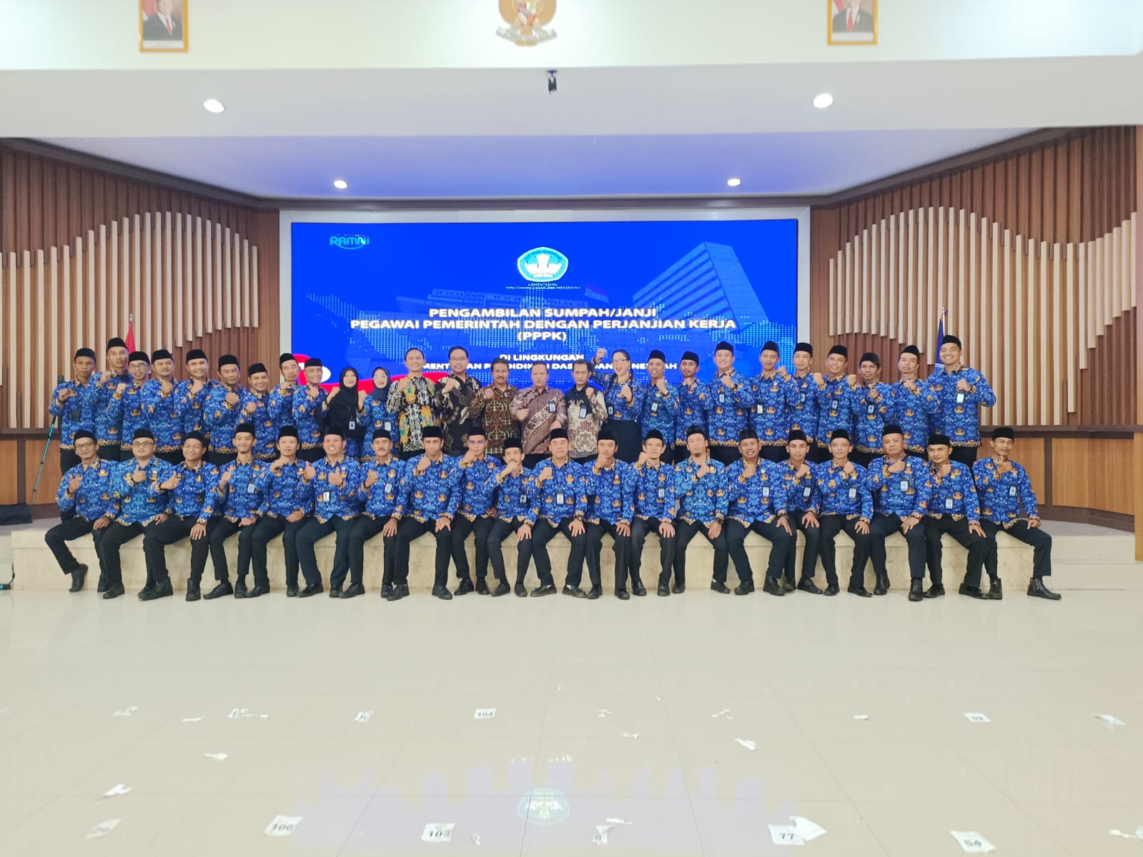 64 PPPK BBGTK Jawa Barat Ikuti Pengambilan Sumpah Secara Serentak Nasional