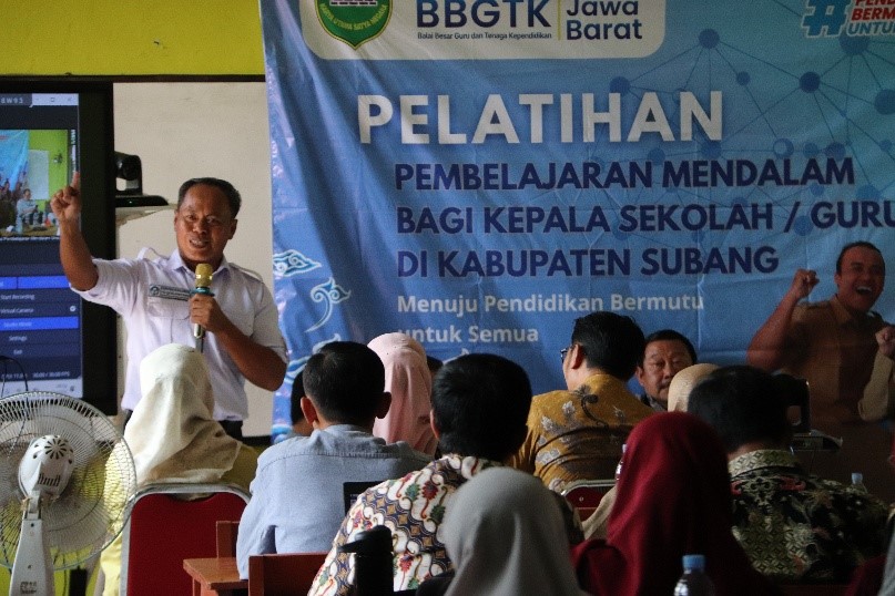 BBGTK Jabar Gelar Pelatihan Pembelajaran Mendalam untuk Kepala Sekolah dan Guru di Kabupaten Subang
