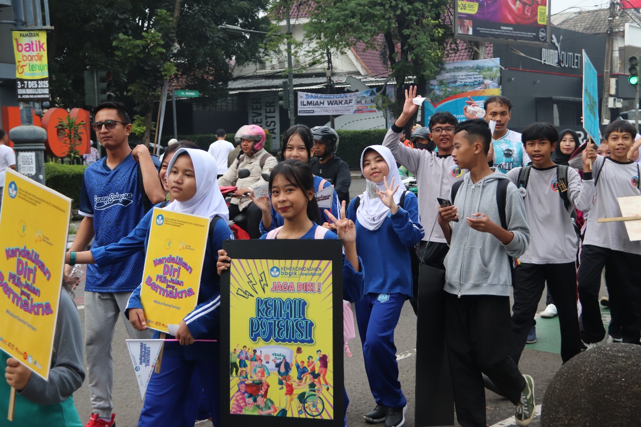 BBGTK Jabar Gelar Jalan Sehat #RukunSamaTeman Bersama 4 UPT Kemendikdasmen