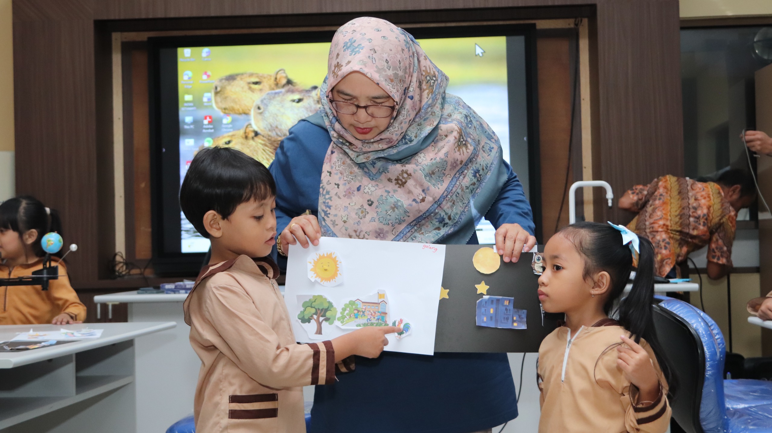Siswa Taman Kanak-Kanak Pelajari Rotasi Bumi Melalui Praktik Sederhana di Lab BBGTK Jabar