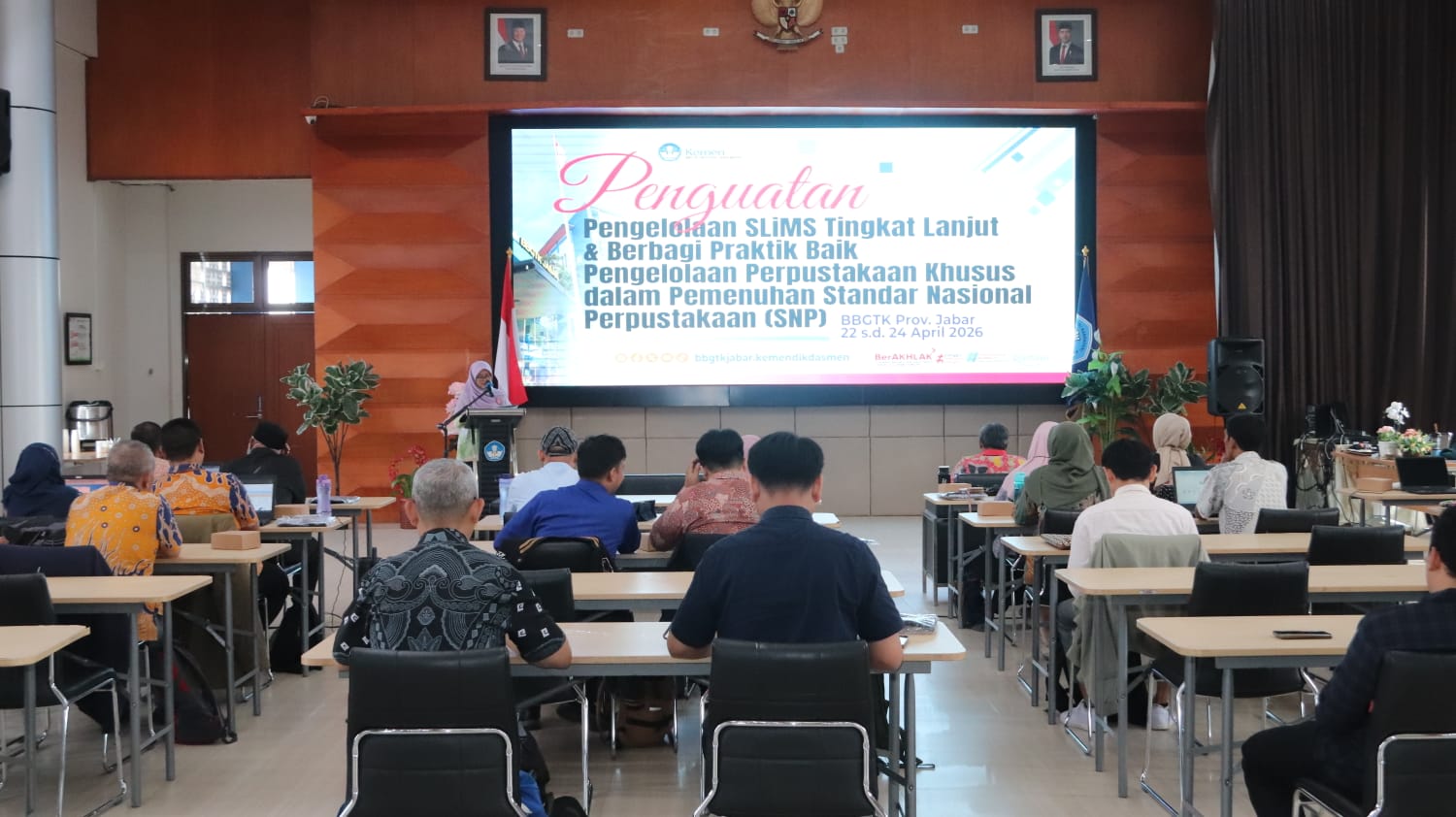 BBGTK Jabar Gelar Pelatihan Penguatan Pengelolaan Perpustakaan Berbasis SLiMS